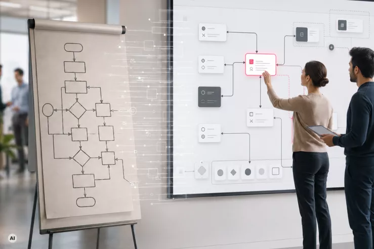 Flowchart naar modulair systeem